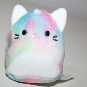 SquishvIlle by Squishmallows Rainbow Dream Squad Rainbow Blue Cat